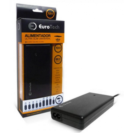 TRANSFORMADOR UNIVERSAL EUROTECH 90W